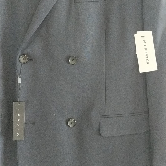 Theory Double Brested Navy Suit - Picture 2 of 3